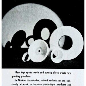 1922 Norton Grinding Wheels Crystolon Advertisement Industrial Tools DWA20